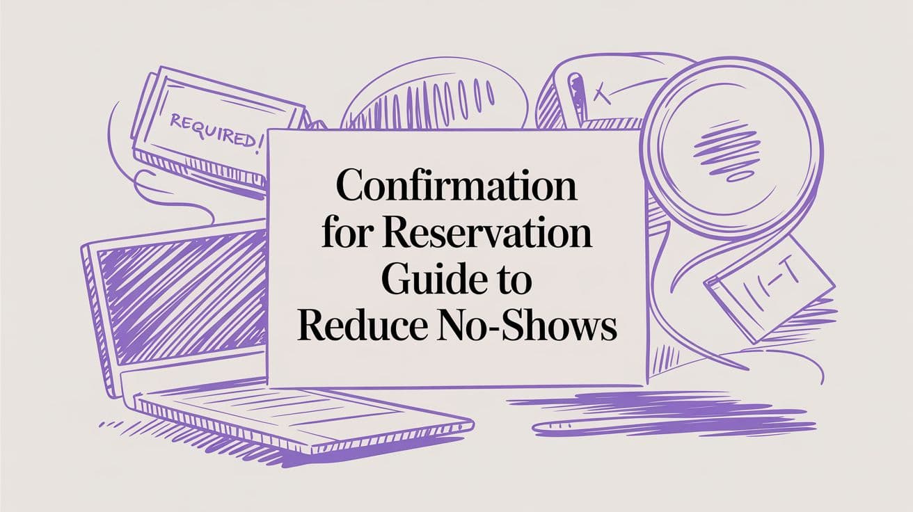 A Guide to Confirmation for Reservation: Secure Your Bookings