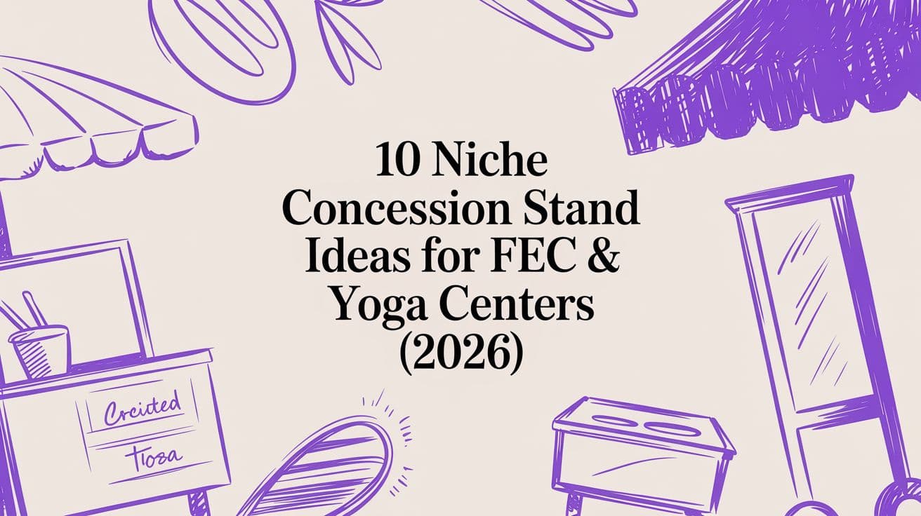 10 Niche Concession Stand Ideas for FECs & Yoga Centers (2026)