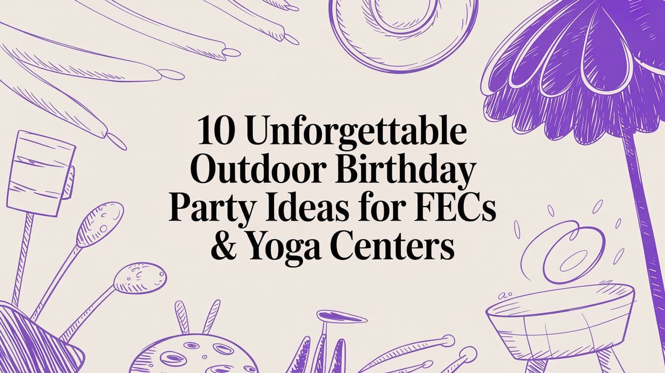 10 Unforgettable Outdoor Birthday Party Ideas for FECs & Yoga Centers